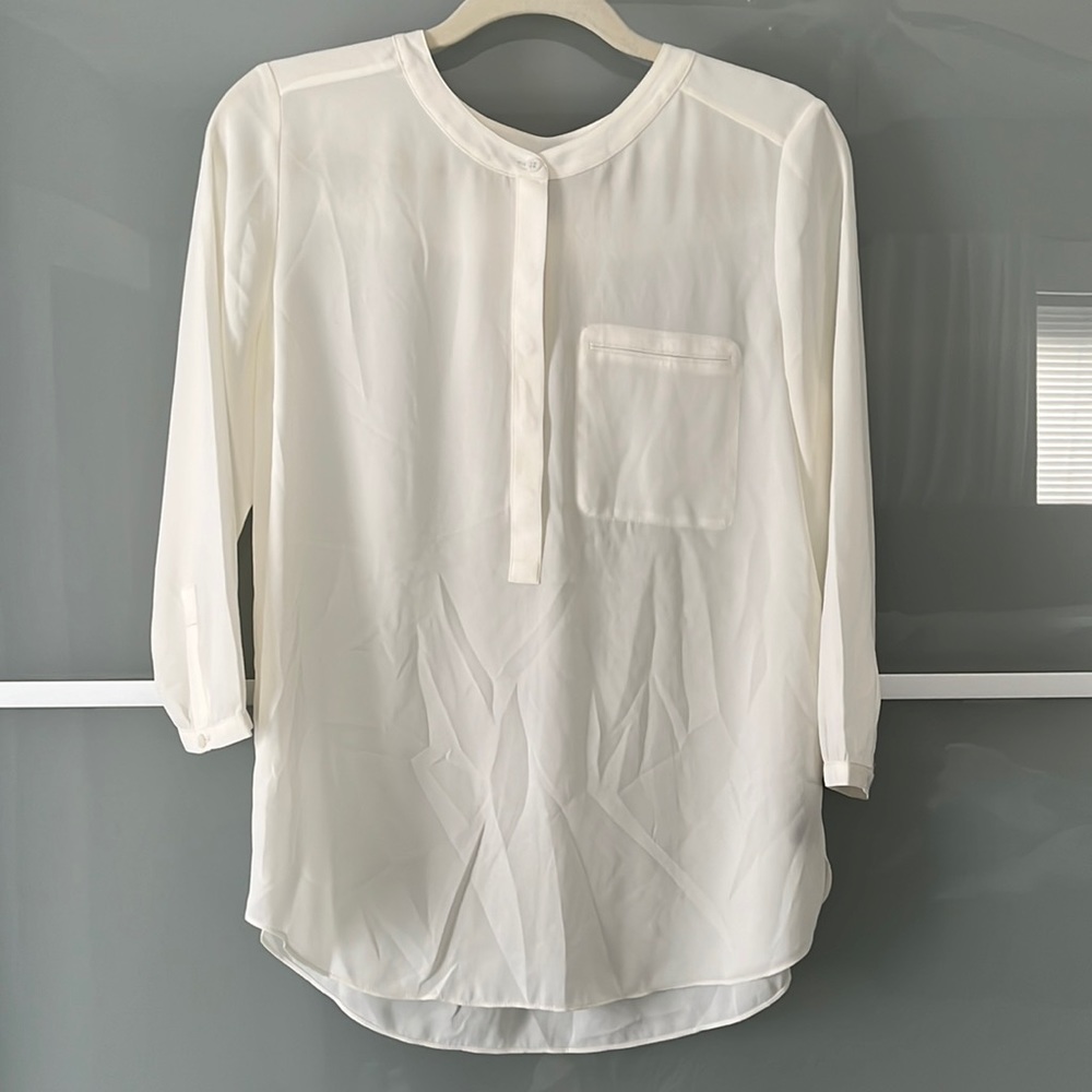 NYDJ Cream Blouse